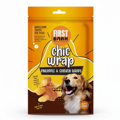 First Bark Chip Twined By Chicken Dog Treat