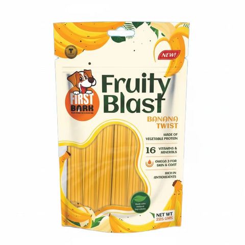 First Bark Fruity Blast Twist Dog Treat