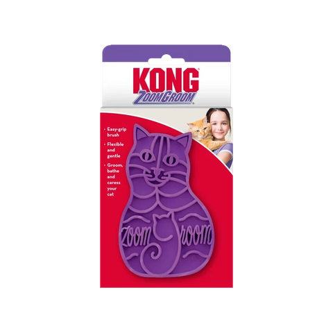 Kong Zoom Groom Bathing Brush for Cats