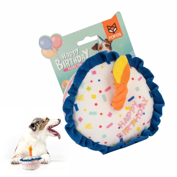 Fofos Birthday Plush Dog Toys