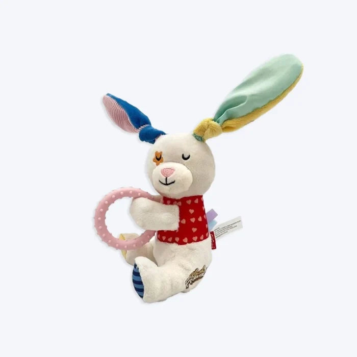 GiGwi Friendz With Tpr Ring Plush Toy for Dogs