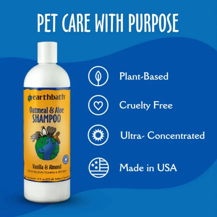 EarthBath Oatmeal & Aloe Shampoo for Dog & Cats