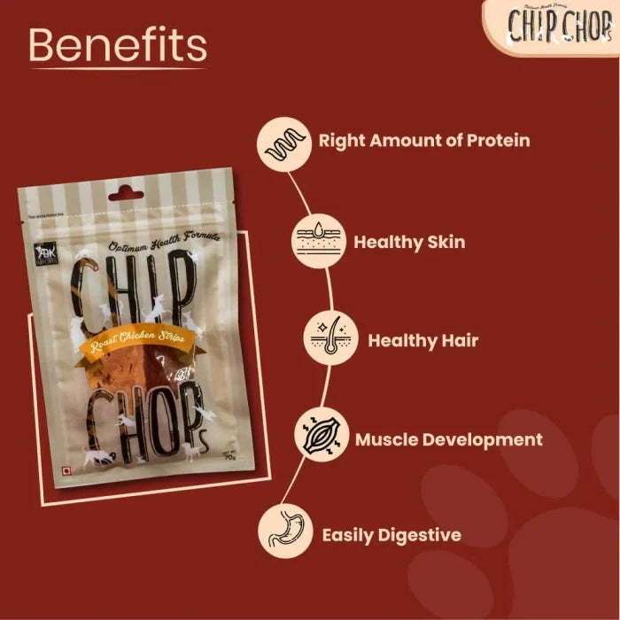 Chip Chops Roast Strips Dog Treats