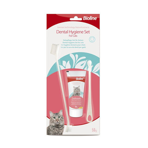 Bioline Dental Hygiene Set for Cats