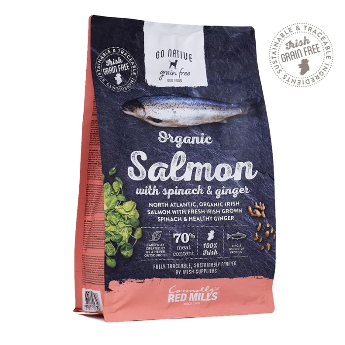 Go Native Salmon with Spinach & Ginger Dog Dry Food