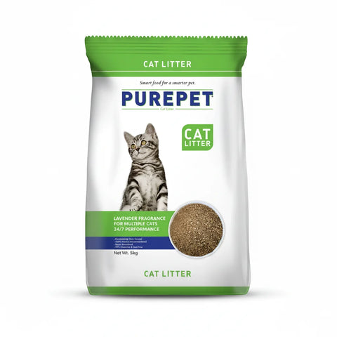 Purepet Clumping Lavender Fragrance Cat Litter