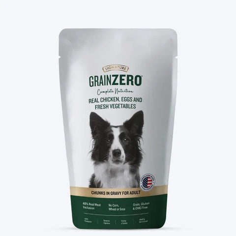 Signature Grain Zero Chicken Chunks for Adult & Senior Dog Wet Food