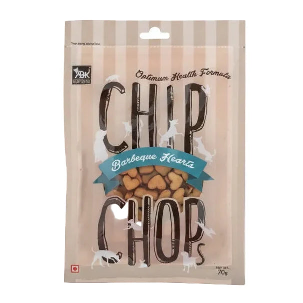 Chip Chop Barbeque Hearts Dog Treats