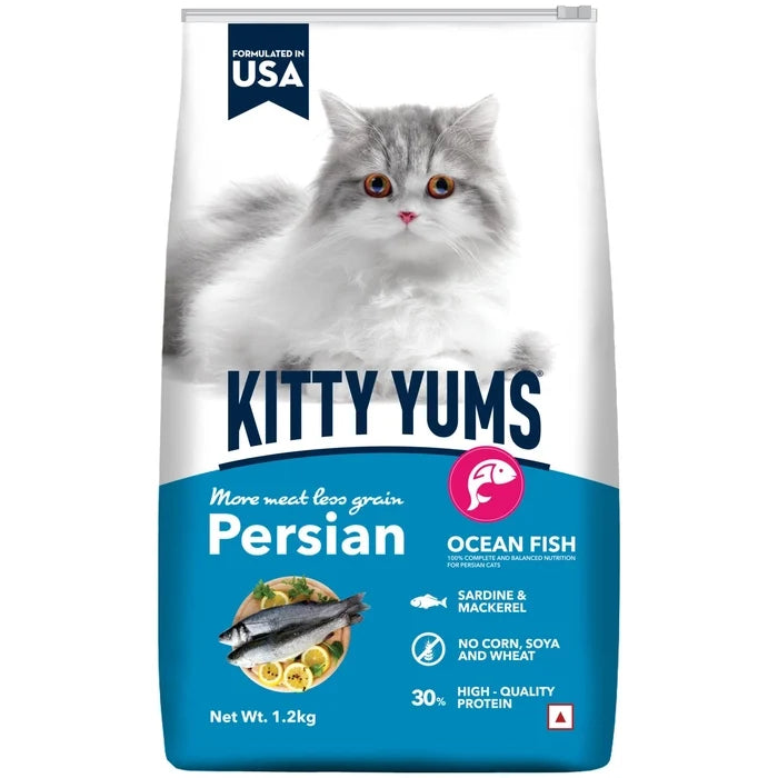 Kitty Yums Persian Ocean Fish Cat Dry Food