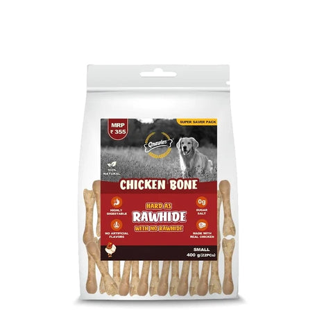 Gnawlers Chicken Bone Treats 3 inch