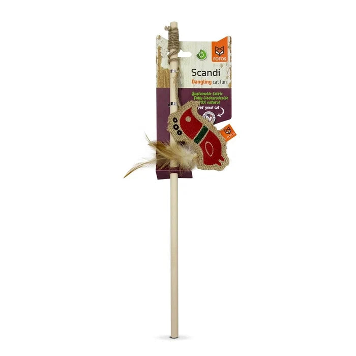 Fofos Scandi Rooster with wooden stick
