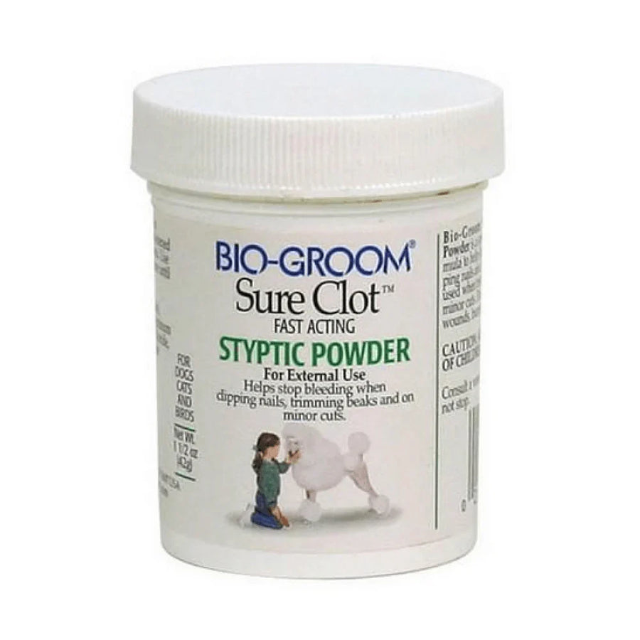 Bio Groom Sure Clot Fast Acting Styptic Powder for Dogs