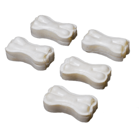 Boonie Bites Premium White Pressed 2 Inch Bones Dog Treats
