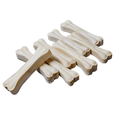 Boonie Bites Premium White Pressed 6 Inch Bones Dog Chew Treat