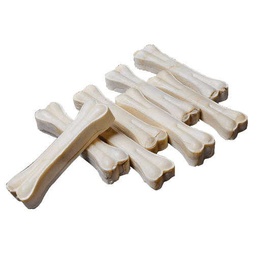 Boonie Bites Premium White Pressed 6 Inch Bones Dog Chew Treat