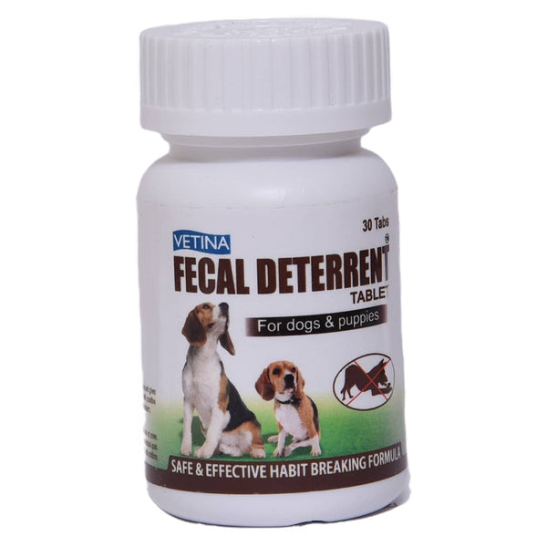 Vetina Fecal Deterrent Tablet for Dogs 30 tablets