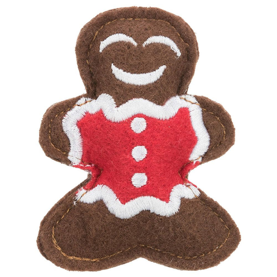 Trixie Xmas Elk And Gingerbread Figure Toy for Cats