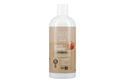 Tauro Pro Line Derma Care Amber Scrub Exfoliating Shampoo for Dogs